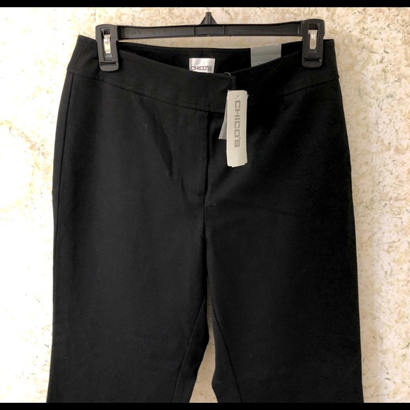 Chico’s Original Black Pants Size 0 Short - Picture 1 of 7